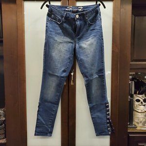 Seven7 Mid Rise Skinny Jeans